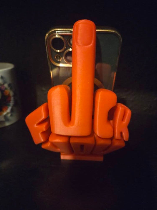 3D Print model Finger novelty rude phone holder