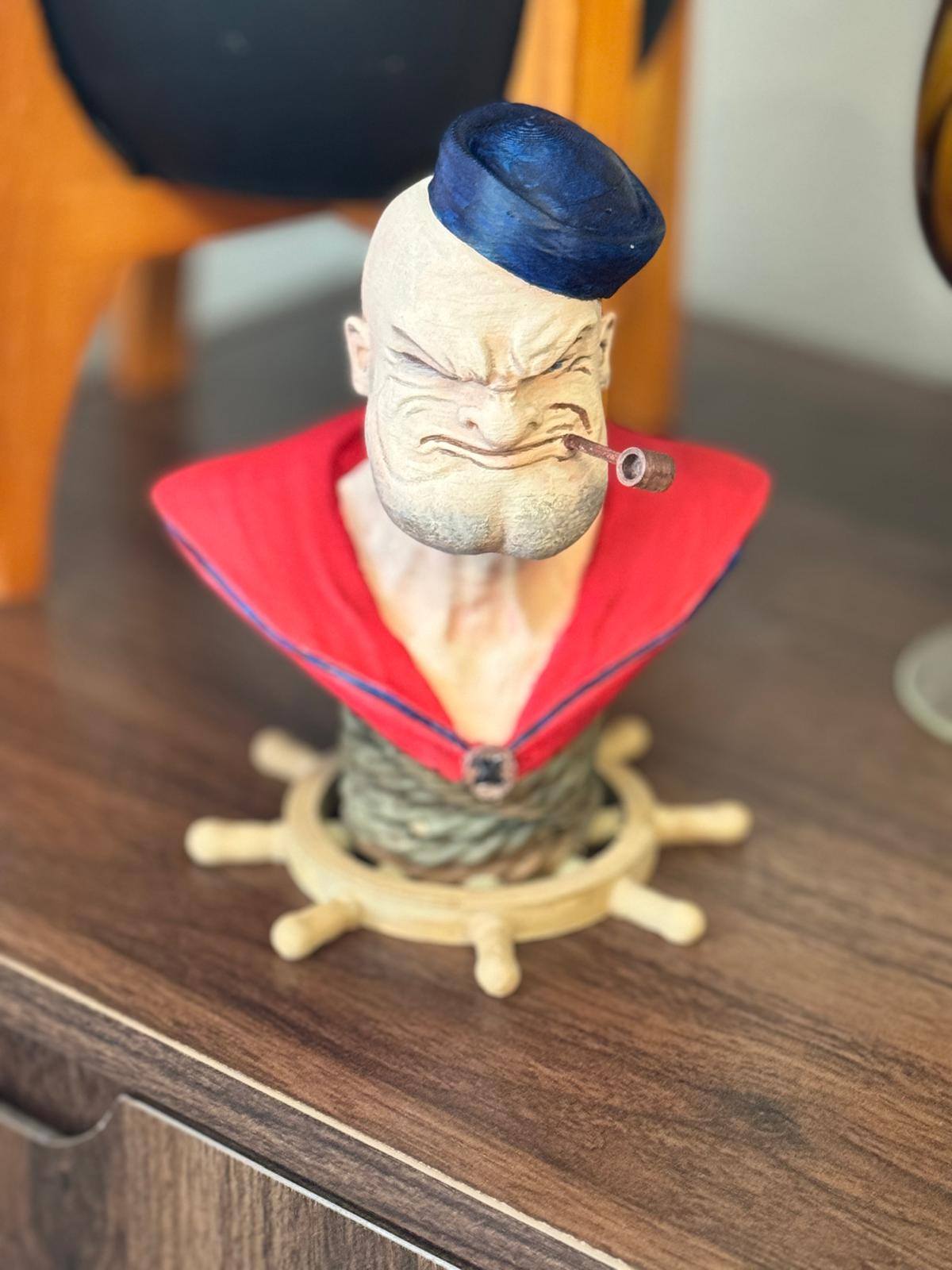 3D print model Popeye bust