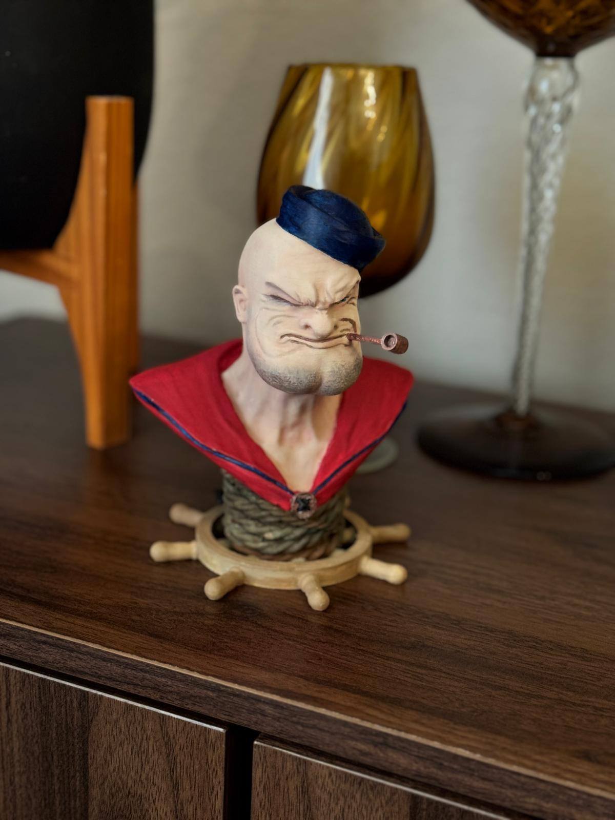 3D print model Popeye bust