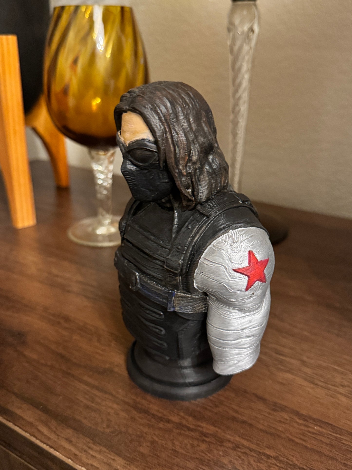 3D Bust Model Winter Soldier
