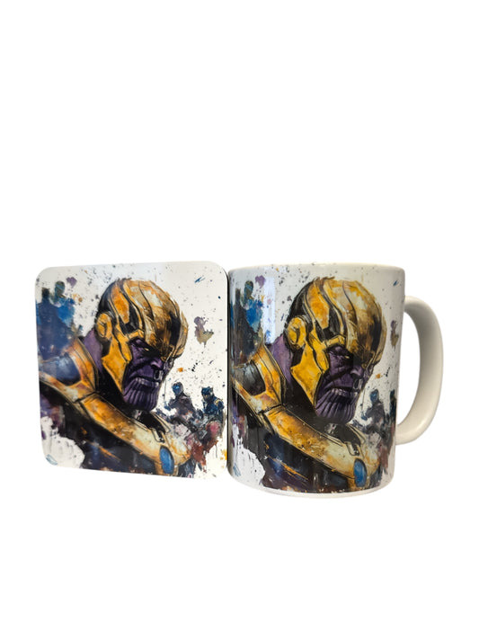 Marvel's Thanos cup & coaster set