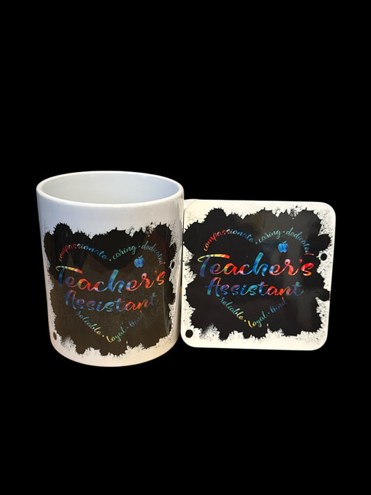 Teacher Assistant cup & coaster set