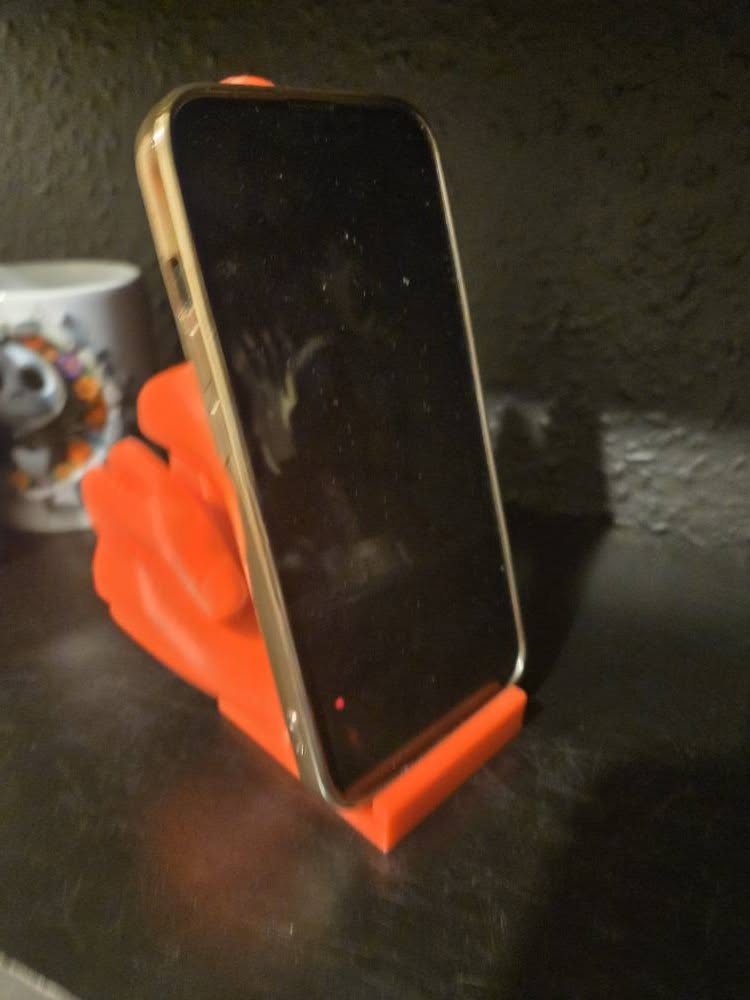 3D Print model Finger novelty rude phone holder