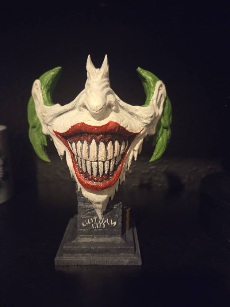 3D Print Model Joker Gotham city Mask