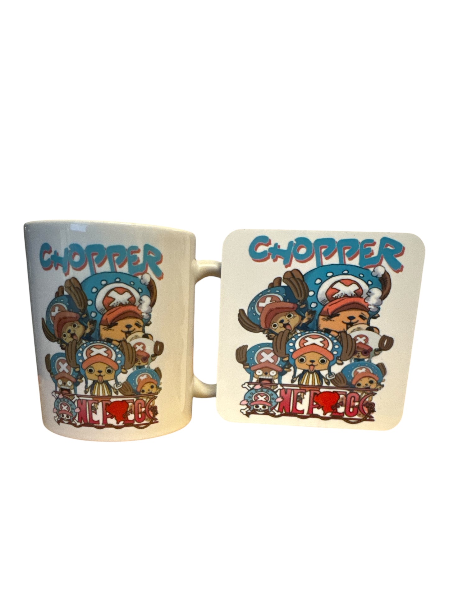 One Piece Chopper cup & coaster set