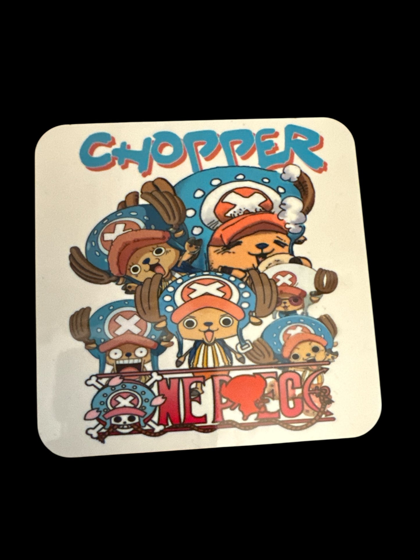 One Piece Chopper cup & coaster set